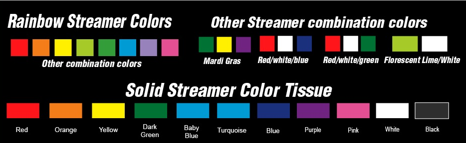 streamer colors